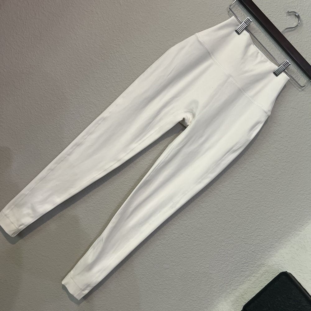 Womens Set Active Sculptflex BEIGE OAT MILK Compression Leggings SIZE SMALL